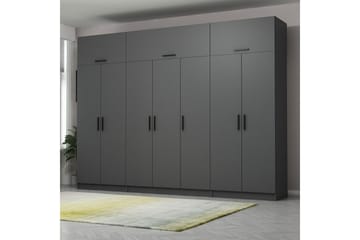 Fruitland Garderob 315x235 cm - Antracit - Products - Förvaring - Garderober & garderobssystem - Garderobsskåp