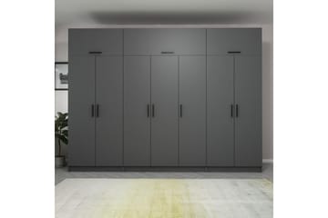 Fruitland Garderob 315x235 cm - Antracit - Products - Förvaring - Garderober & garderobssystem - Garderobsskåp