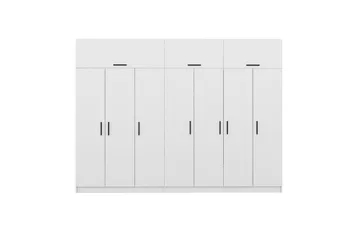 Fruitland Garderob 315x235 cm - Vit - Products - Förvaring - Garderober & garderobssystem - Garderobsskåp