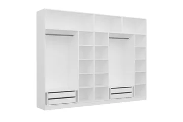 Fruitland Garderob 315x235 cm - Vit - Products - Förvaring - Garderober & garderobssystem - Garderobsskåp