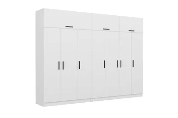 Fruitland Garderob 315x235 cm - Vit - Products - Förvaring - Garderober & garderobssystem - Garderobsskåp