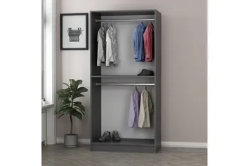 Fruitland Garderob 90 cm - Antracit - Products - Förvaring - Garderober & garderobssystem - Garderobsskåp
