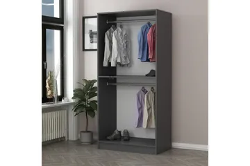 Fruitland Garderob 90 cm - Antracit - Products - Förvaring - Garderober & garderobssystem - Garderobsskåp