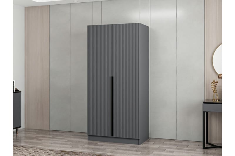 Fruitland Garderob 90 cm - Antracit - Products - Förvaring - Garderober & garderobssystem - Garderobsskåp