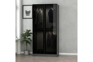 Fruitland Garderob 90 cm - Antracit - Products - Förvaring - Garderober & garderobssystem - Garderobsskåp