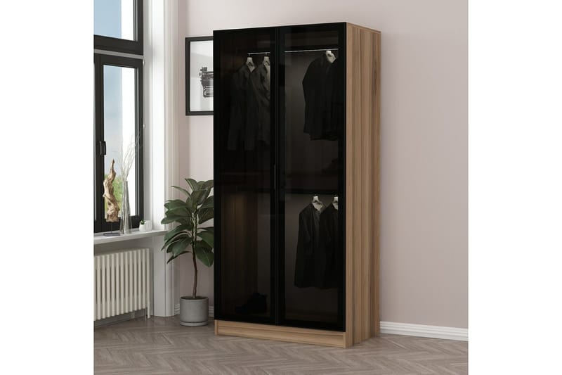 Fruitland Garderob 90 cm - Brun - Products - Förvaring - Garderober & garderobssystem - Garderobsskåp