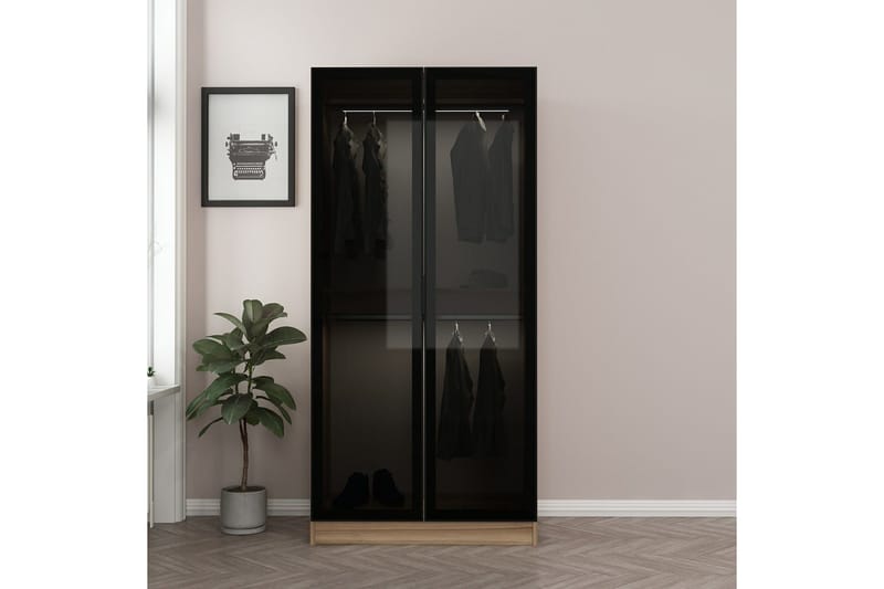 Fruitland Garderob 90 cm - Brun - Products - Förvaring - Garderober & garderobssystem - Garderobsskåp