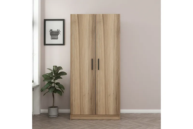 Fruitland Garderob 90 cm - Ek - Products - Förvaring - Garderober & garderobssystem - Garderobsskåp