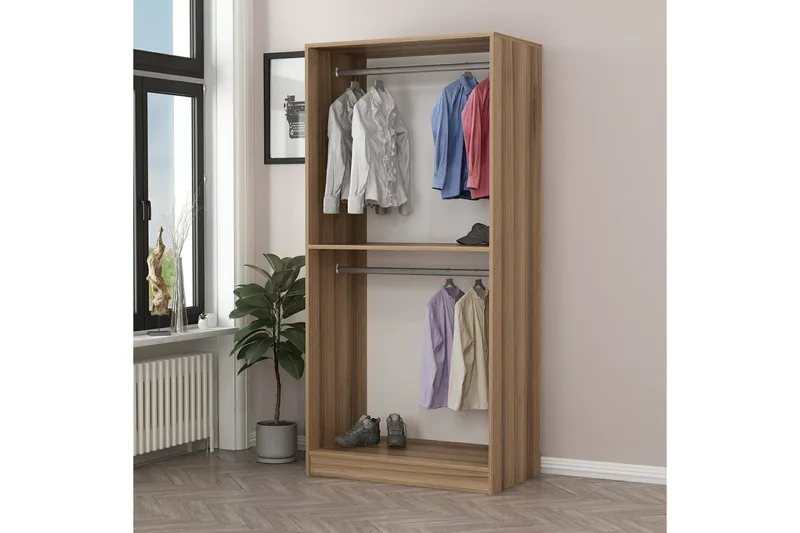 Fruitland Garderob 90 cm - Ek - Products - Förvaring - Garderober & garderobssystem - Garderobsskåp