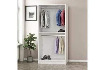 Fruitland Garderob 90 cm - Vit - Products - Förvaring - Garderober & garderobssystem - Garderobsskåp