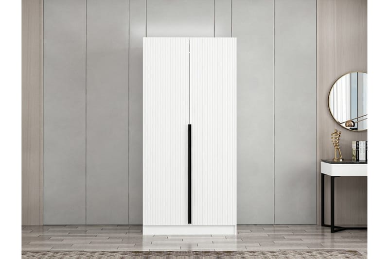 Fruitland Garderob 90 cm - Vit - Products - Förvaring - Garderober & garderobssystem - Garderobsskåp