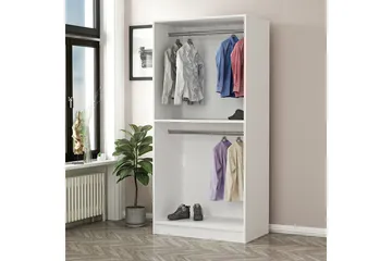 Fruitland Garderob 90 cm - Vit - Products - Förvaring - Garderober & garderobssystem - Garderobsskåp