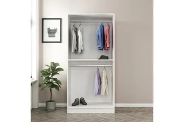 Fruitland Garderob 90 cm - Vit - Products - Förvaring - Garderober & garderobssystem - Garderobsskåp