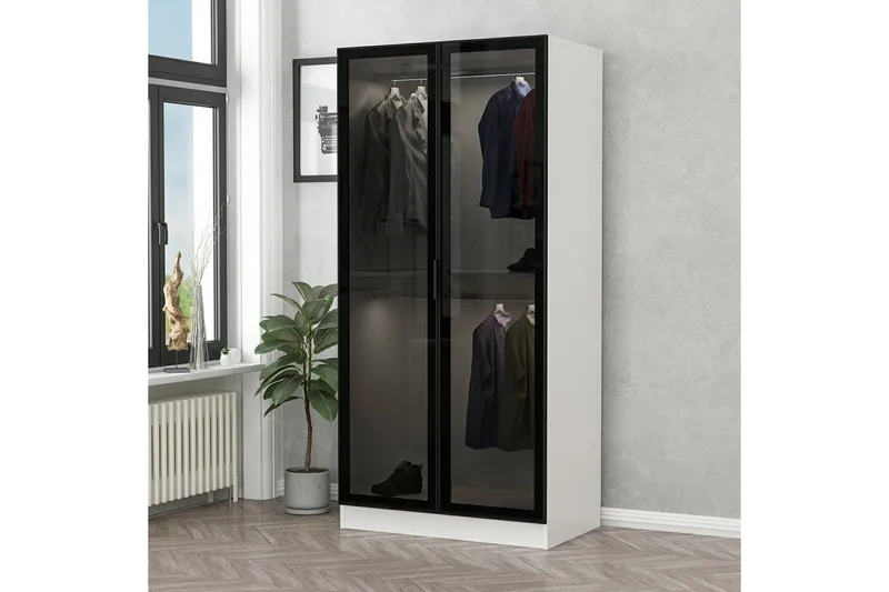 Fruitland Garderob 90 cm - Vit - Products - Förvaring - Garderober & garderobssystem - Garderobsskåp
