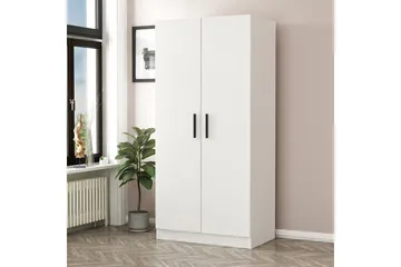 Fruitland Garderob 90 cm - Vit - Products - Förvaring - Garderober & garderobssystem - Garderobsskåp