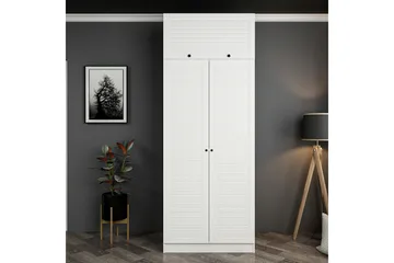 Fruitland Garderob 90 cm - Vit - Products - Förvaring - Garderober & garderobssystem - Garderobsskåp