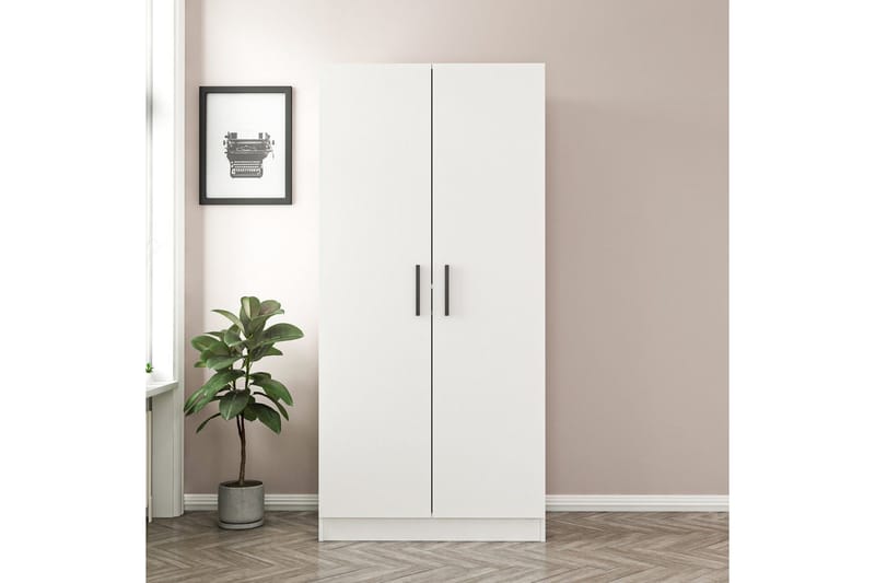 Fruitland Garderob 90 cm - Vit - Products - Förvaring - Garderober & garderobssystem - Garderobsskåp