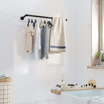 Klädstång Vägg-/Takmonterad 92 cm - Svart - Products - Förvaring - Garderober & garderobssystem - Garderobsinredning - Klädstång