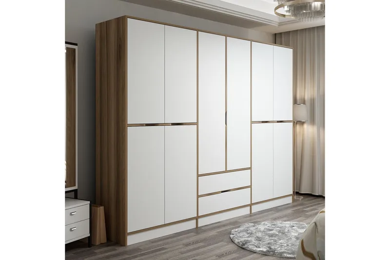 Munna Garderob 270 cm - Vit - Products - Förvaring - Garderober & garderobssystem - Garderobsskåp
