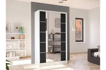 Glenmore Garderob m. Spegel White - Products - Förvaring - Garderober & garderobssystem