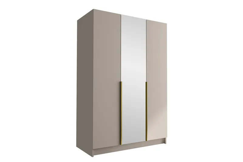 Herrljunga Garderob med Spegel 150 cm - Kashmir/Guld - Products - Förvaring - Garderober & garderobssystem