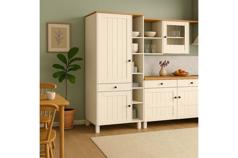 Alby Bokhylla 205x75 cm - Vit - Products - Förvaring - Hylla - Bokhylla