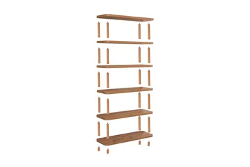 Andifli Bokhylla 80x168,5 cm - Grön - Products - Förvaring - Hylla - Bokhylla