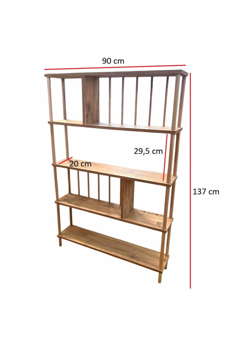 Belvo Bokhylla 90x137x20 cm - Furu - Products - Förvaring - Hylla - Bokhylla