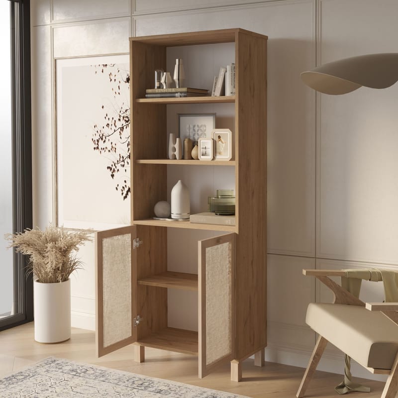 Dune Bokhylla 69,5x180x32 cm - Ek - Products - Förvaring - Hylla - Bokhylla