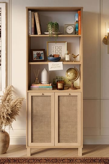 Dune Bokhylla 69,5x180x32 cm - Ek - Products - Förvaring - Hylla - Bokhylla