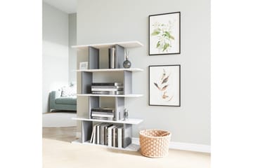 Bokhylla Nachusa Bokhylla 90x25 cm Vit,Antracit - Products - Förvaring - Hylla - Bokhylla
