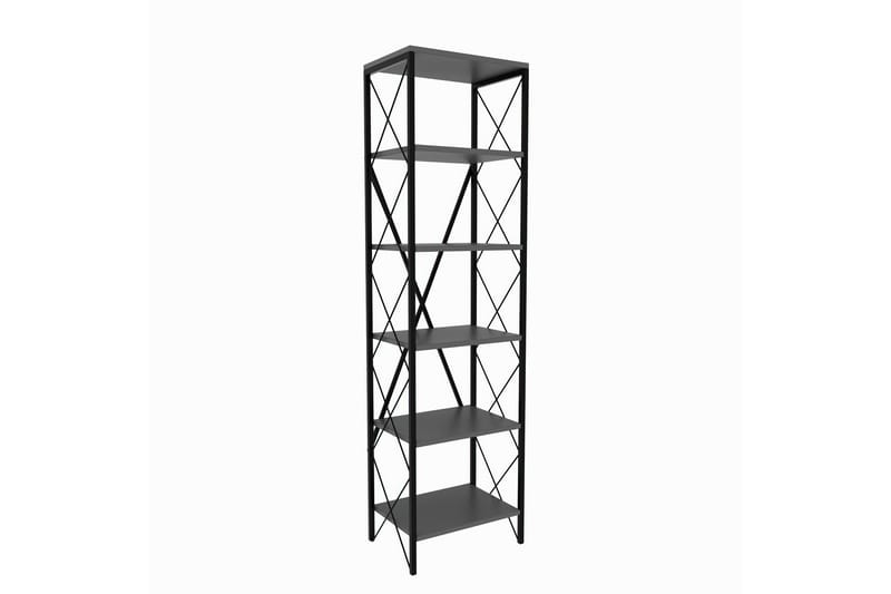 Bokhylla Suadiye Bokhylla 50 cm Antracit,Svart