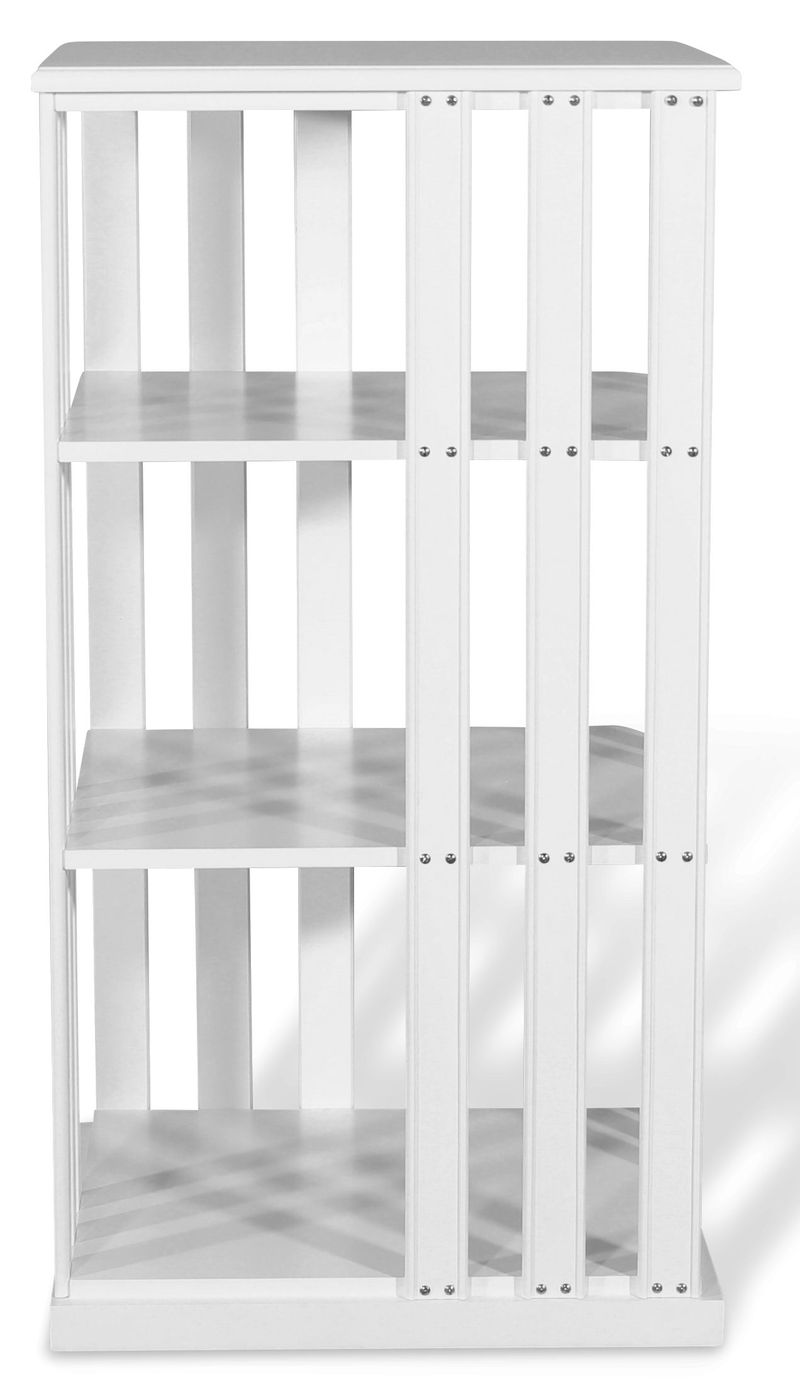 Bokkarusell/Boksnurra Roterbar 360° Vit 100 cm - Vit - Products - Förvaring - Hylla - Bokhylla