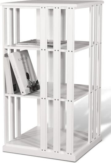 Bokkarusell/Boksnurra Roterbar 360° Vit 100 cm - Vit - Products - Förvaring - Hylla - Bokhylla