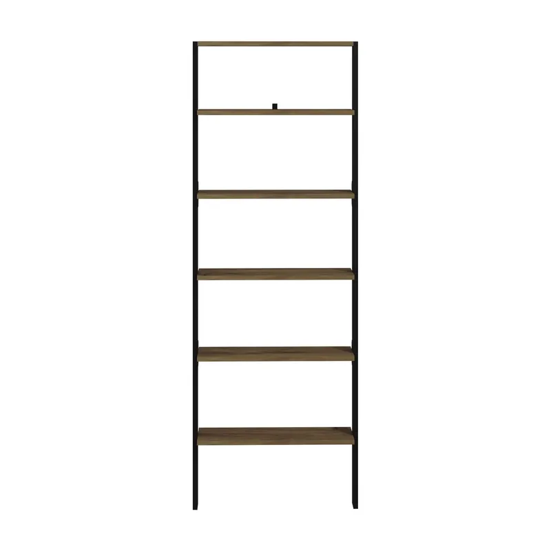 Branik Bokhylla 61x180x25 cm - Antracit och antik valnöt - Products - Förvaring - Hylla - Bokhylla