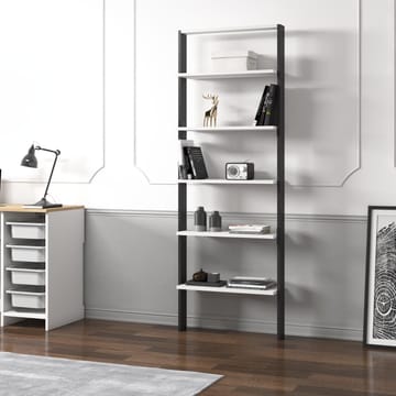 Branik Bokhylla 61x180x25 cm - Antracit och vit - Products - Förvaring - Hylla - Bokhylla