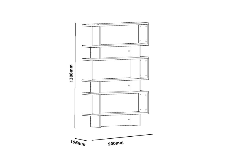 Decorotika Bokhylla - Vit - Products - Förvaring - Hylla - Bokhylla