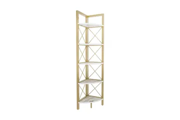 Desgrar Bokhylla 30,5x160 cm - Guld - Products - Förvaring - Hylla - Hörnhylla