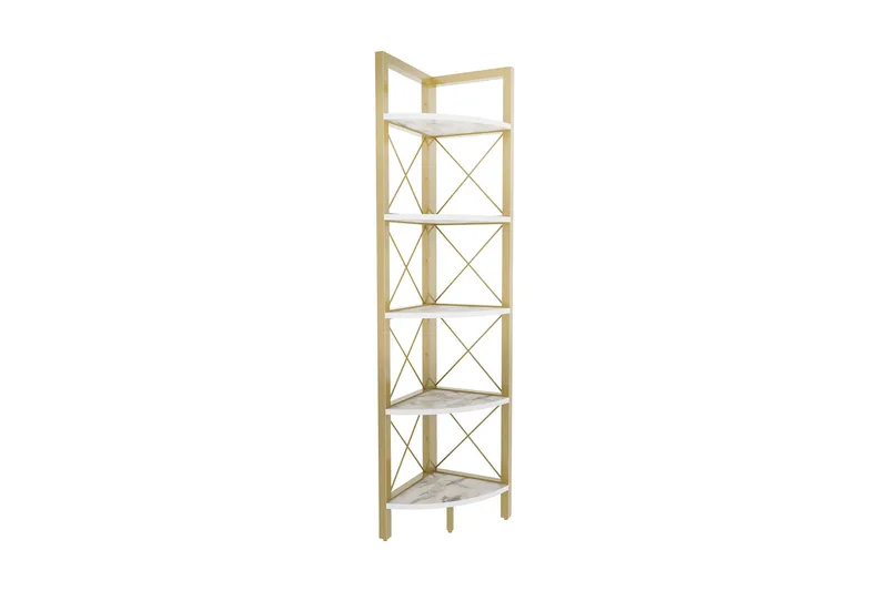 Desgrar Bokhylla 30,5x160 cm, Guld