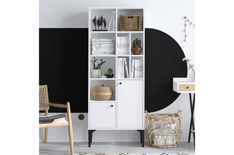 Desgrar Bokhylla 60x175 cm - Vit - Products - Förvaring - Hylla - Bokhylla