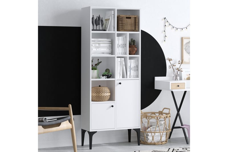 Desgrar Bokhylla 60x175 cm - Vit - Products - Förvaring - Hylla - Bokhylla