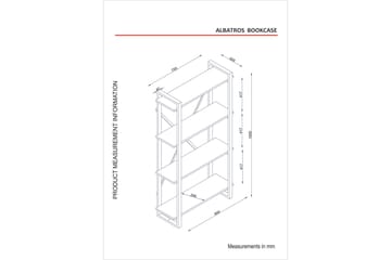 Furny Home Bokhylla - Valnöt - Products - Förvaring - Hylla - Bokhylla