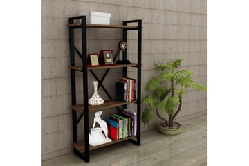 Furny Home Bokhylla - Valnöt - Products - Förvaring - Hylla - Bokhylla