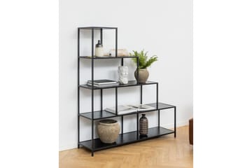 Hartsoe Bokhylla 135 cm - Svart - Products - Förvaring - Hylla - Bokhylla