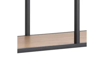 Hasslevik Bokhylla 135x35 cm 4 Hyllor - Natur/Matt Svart - Products - Förvaring - Hylla - Bokhylla