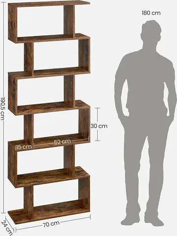 Hektor bokhylla - Brun - Brun - Products - Förvaring - Hylla - Bokhylla