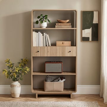 Kalvo Bokhylla 78x153x34 cm - Ek - Products - Förvaring - Hylla - Bokhylla