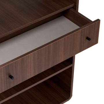 Kalvo Bokhylla 78x153x34 cm - Valnöt - Products - Förvaring - Hylla - Bokhylla