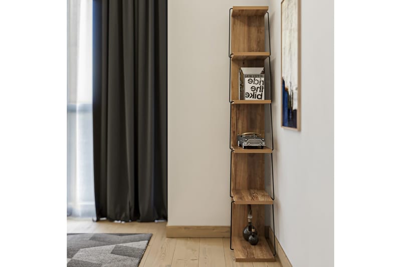 Ljusfors Bokhylla 150x50 cm - Natur/Svart - Products - Förvaring - Hylla - Bokhylla