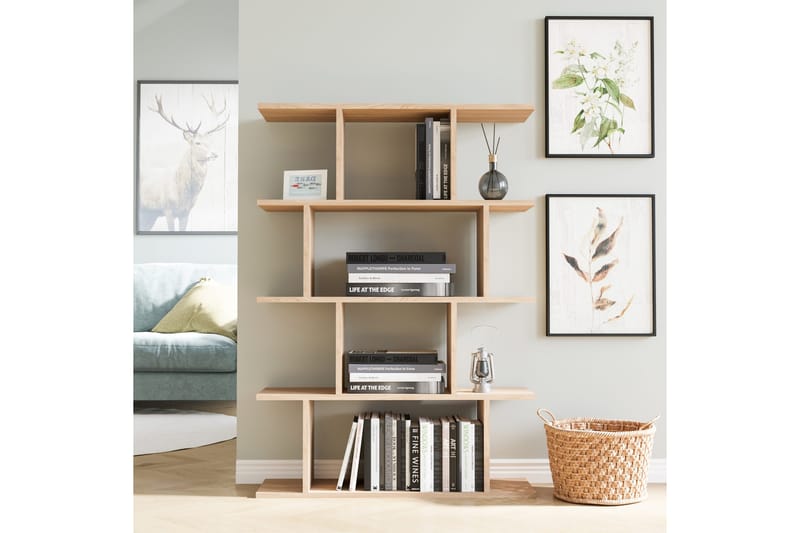 Nachusa Bokhylla 90x25 cm - Natur - Products - Förvaring - Hylla - Bokhylla